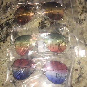 3 set of summer glasses